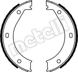 Комплект тормозных колодок, стояночная тормозная система - Metelli 53-0013