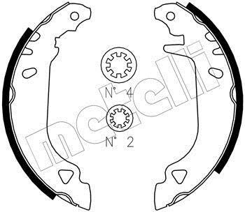 Комплект тормозных колодок - Metelli 53-0066J