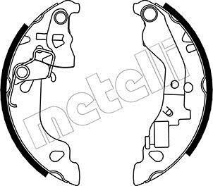 Комплект тормозных колодок - (9948372, 77362295) Metelli 53-0079Y