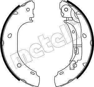 Комплект тормозных колодок - Metelli 53-0082