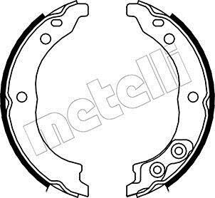 Комплект тормозных колодок, стояночная тормозная система - Metelli 53-0089