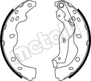 Комплект тормозных колодок - (5320079J00, 5320079J01, 71742832) Metelli 53-0096