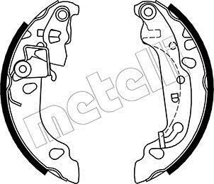 Комплект тормозных колодок - (1106632, 1123789, 1135082) Metelli 53-0137 (фото 1)