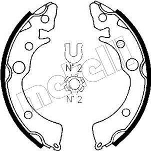 Комплект тормозных колодок - (421525H0A01, 42152SB2002, 42152SB2601) Metelli 53-0150