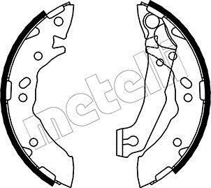 Комплект тормозных колодок - (j3500516, 5830522A00, 5830522A01) Metelli 53-0169