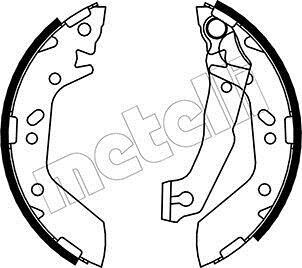 Комплект тормозных колодок - (5830524A20, 5830524000, 5830525A00BR) Metelli 53-0170