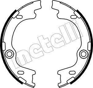 Комплект тормозных колодок, стояночная тормозная система - Metelli 53-0185