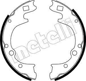 Комплект тормозных колодок - Metelli 53-0221