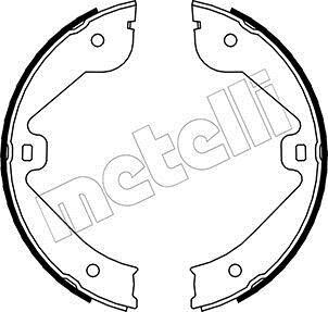 Комплект тормозных колодок, стояночная тормозная система - Metelli 53-0244