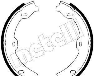 Комплект тормозных колодок, стояночная тормозная система - Metelli 53-0247