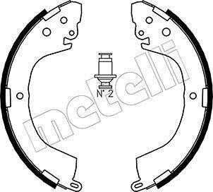 Комплект тормозных колодок - (mb238114, mb238520, mb238521) Metelli 53-0260