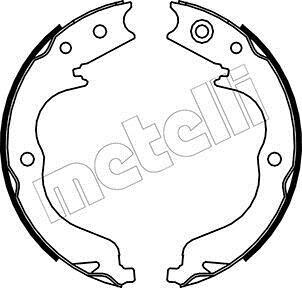 Комплект тормозных колодок, стояночная тормозная система - Metelli 53-0268