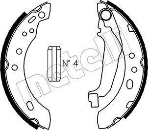 Комплект тормозных колодок - (4406099B26) Metelli 53-0284