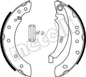 Комплект тормозных колодок - (4241L5) Metelli 53-0332 (фото 1)