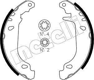 Комплект тормозных колодок - (7701204267) Metelli 53-0345