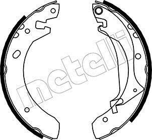 Комплект тормозных колодок - (sfs000061, sfs100140, sfs000060) Metelli 53-0368