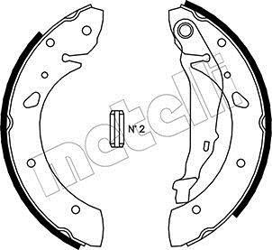 Комплект тормозных колодок - (0449505030) Metelli 53-0430