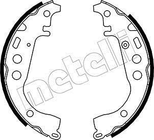 Комплект тормозных колодок - Metelli 53-0431