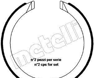 Комплект тормозных колодок - (583053SA20) Metelli 53-0483