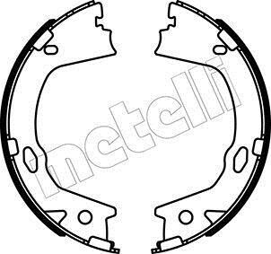 Колодки ручника Kia Optima 10-19/Hyundai Grandeur 11- (167x27) - Metelli 53-0499