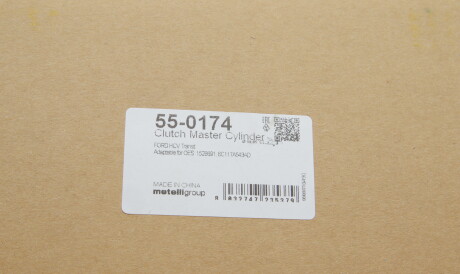Фото 2 - Головний циліндр зчеплення Metelli 55-0174 (550174)