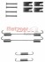 Комплект пружинок колодок ручника Fiat Doblo 01- - METZGER 105-0862 (фото 1)