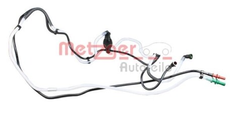 Трубка паливна Renault Megane II 1.5dCi 03-10 (+ груша підкачки) к-кт - METZGER 2150005