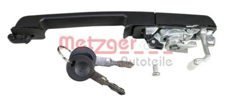 Ручка наружная передней двери - (357837206B) METZGER 2310594