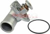 Термостат Opel Vectra A/B/Astra F 1.4-1.6 16V 93-02 (з прокладкою) - (95517663, 90412901, 1338073) METZGER 4006008 (фото 1)
