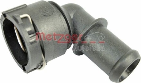 Фланець системи охолодження Skoda Octavia II/VW Golf VI/Passat 1.6TDI-2.0TDI 00- - METZGER 4010024