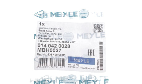 Фото 3 - Тормозной шланг MEYLE 014 042 0028 (0140420028)