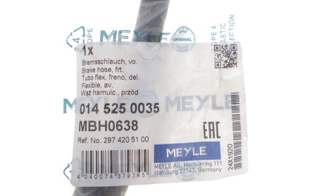 Фото 2 - Автозапчасть MEYLE 014 525 0035 (0145250035)