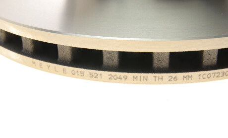 Фото 4 - Тормозной диск MEYLE 015 521 2049 (0155212049)