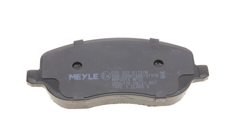 Фото 2 - Гальмівні колодки MEYLE 025 202 6119/W (0252026119W)