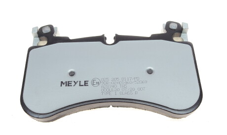 Фото 2 - Тормозные колодки MEYLE 025 205 8117/PD (0252058117PD)