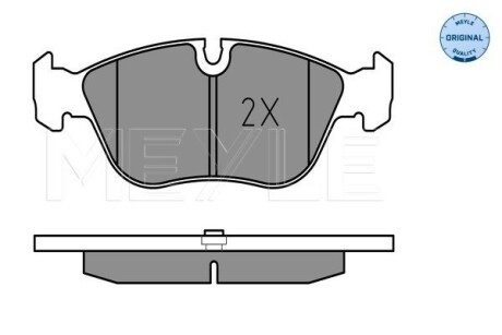 Фото 2 - Тормозные колодки MEYLE 025 212 7319 (0252127319)