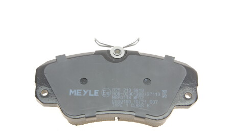 Фото 2 - Гальмівні колодки MEYLE 025 213 6819