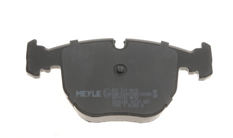 Фото 2 - Гальмівні колодки MEYLE 025 214 8619 (0252148619)