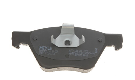 Фото 2 - Тормозные колодки MEYLE 025 216 7020 (0252167020)