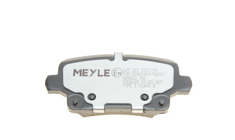 Фото 3 - Гальмівні колодки MEYLE 025 221 2317/PD (0252212317PD)