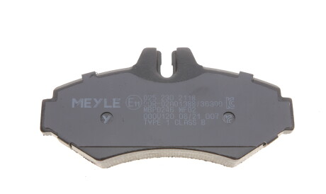 Фото 2 - Тормозные колодки MEYLE 025 230 2118 (0252302118)