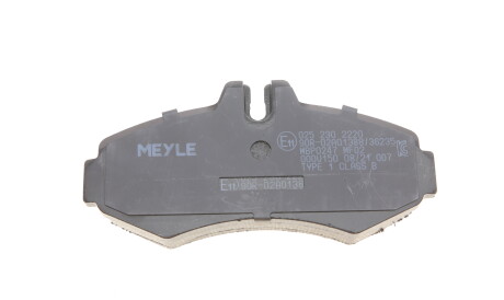 Фото 2 - Гальмівні колодки MEYLE 025 230 2220 (0252302220)