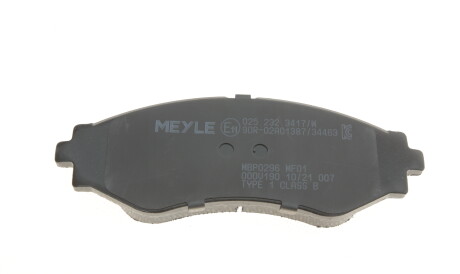 Фото 3 - Тормозные колодки MEYLE 025 232 3417/W (0252323417W)