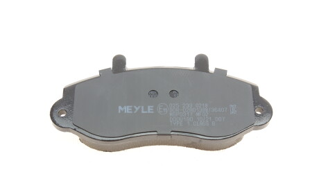 Фото 2 - Гальмівні колодки MEYLE 025 233 0218