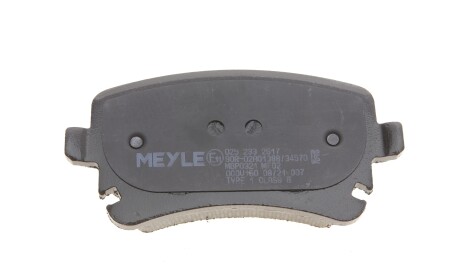 Фото 2 - Гальмівні колодки MEYLE 025 233 2617 (0252332617)