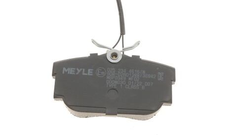 Фото 3 - Тормозные колодки MEYLE 025 234 4616/W (0252344616W)