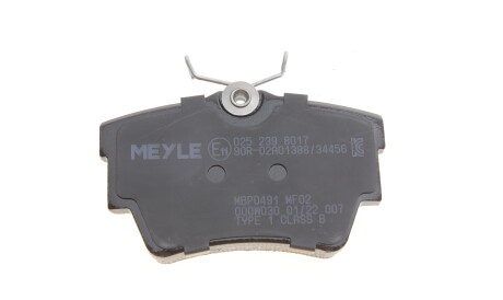 Фото 2 - Гальмівні колодки MEYLE 025 239 8017 (0252398017)