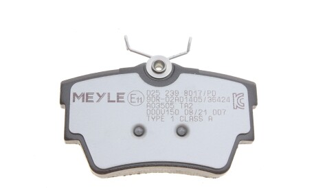 Фото 3 - Гальмівні колодки MEYLE 025 239 8017/PD (0252398017PD)