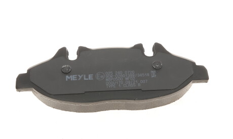 Фото 2 - Гальмівні колодки MEYLE 025 240 0720 (0252400720)