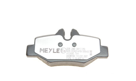 Фото 2 - Гальмівні колодки MEYLE 025 240 0817/PD (0252400817PD)